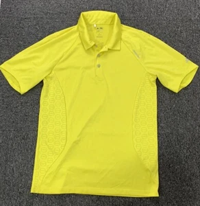 Adidas Golf Polo FORMOTION Men's XL Yellow Clima Cool - Picture 1 of 9