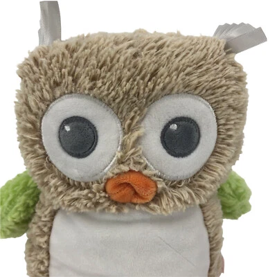Mantas y más allá del búho bebé peluche bosque bosque pájaro sonajero ojo suave Foto 1 de 4