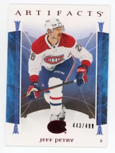 2022-23 Upper Deck Artifacts Jeff Petry Ruby #ed/499 Montreal Canadiens - Picture 1 of 2