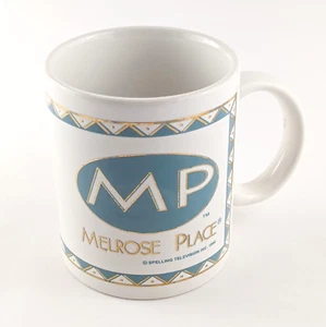 Vintage Melrose Place Mug 1995 - White 10 oz., 90's Television, Aaron Spelling - Picture 1 of 10