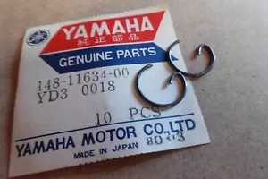 YAMAHA DT1 YD3 YDS2 GENUINE NOS PISTON CIRCLIPS - # 148-11634-00 - Picture 1 of 1