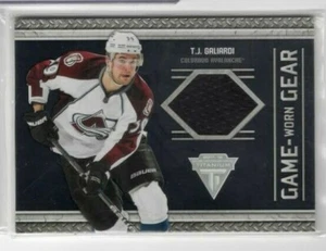 T.J. Galiardi 11-12 Panini Titanium Game-Worn Gear Jersey #10 Colorado Avalanche - Picture 1 of 1
