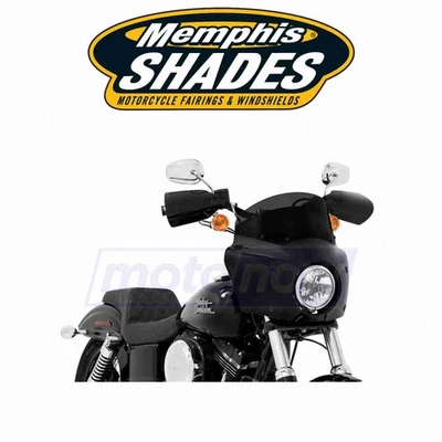 Memphis Shades Windshield for Road Warrior Fairings for 2007-2014 Harley mr Foto 1 de 4
