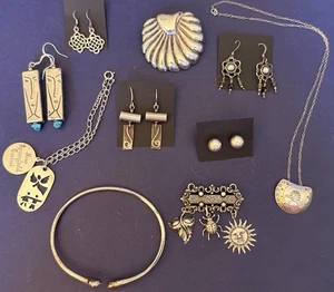 62 Gramm 925 Sterling Silber tragbarer Schmuck + Konvolut 10 Teile - Bild 1 von 10