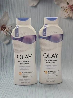(Lot of 2) OLAY Ultra Moisture Hydratant Exfoliating Body Wash,  22 fl oz - Image 1 of 2