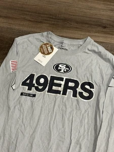 Nike San Fransisco 49ERS Salute to Service Long Sleeve Shirt Mens Size Small NWT - Picture 1 of 6