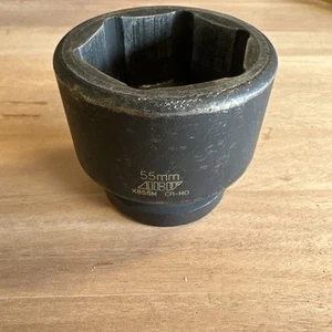 ABW by Sidchrome Impact socket 1" drive 55mm X855M CR-MO 70mm long - Picture 1 of 5