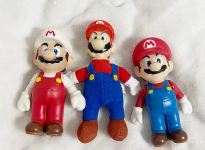 Nintendo, Lote de 3 Figuras de Juguete de Peluche Mario - Wendy's Kids Meal Foto 1 de 3