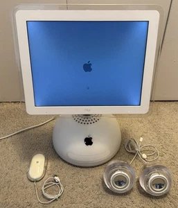 Apple iMac G4 M6498 Desktop Computer w/ 15" Monitor, Pro Mouse & Speakers - Picture 1 of 3