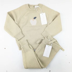 Suéter y Pantalones Jamie Kay Ethan Tejido Manzana - Galleta - 6-12 Meses - Imagen 1 de 6