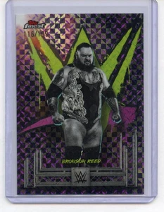 2025 Topps Finest WWE Bronson Reed Purple Checkerboard /199 - Bild 1 von 2