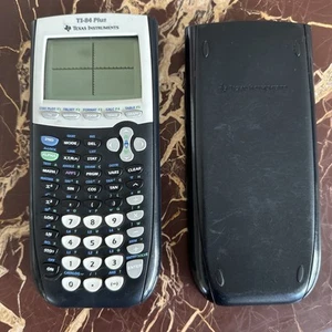 Texas Instruments TI-84 Plus graphischer Taschenrechner mit Deckel neue Batterien enthalten - Bild 1 von 6