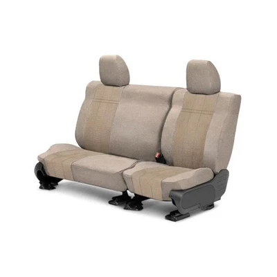 For Saturn SC1 00-02 O.E. Velour 2nd Row Sandstone & Monarch Custom Seat Covers - Image 1 of 4