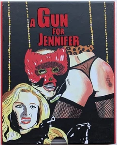 A GUN FOR JENNIFER Blu Ray (Vinegar Syndrome, 1997) Slipcase Booklet - Picture 1 of 4