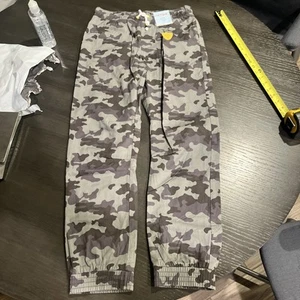 Cat & Jack Camo Pants With Elastic Waist And Ankle Size 14 NWT - Picture 1 of 6