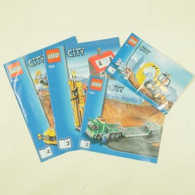 Lego City 7633 Instruction Manuals 1 2 3 4 Complete Set