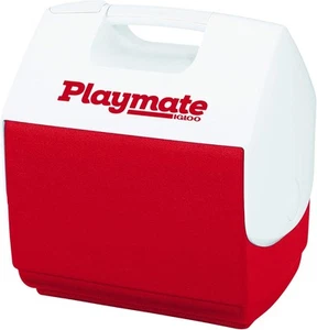 Igloo Classic Playmate Coolers 7 Qt, Red/White - Picture 1 of 6