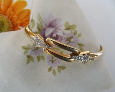 Pierre Lang Armband - Innenmaß  ca. 6 x 5 cm gut erhalten  Steine klar - Bild 1 von 2