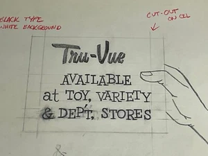 1950's Ray Patin TRU-VUE Viewmaster Commercial Animation Drawing cartoon modern - Picture 1 of 2