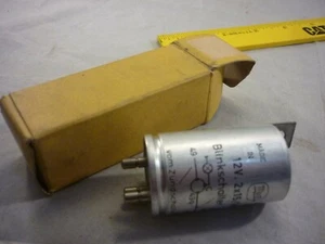 VINTAGE 12 BLINKGEBER 2X15/18W MERA FLASHER BLINKER RELAY GERMANY CAR AUTOMOBILE - Picture 1 of 9