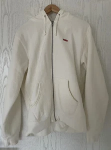 Supreme FW17 Small Box Logo Zip Up Hoodie weiß Größe S - Bild 1 von 6