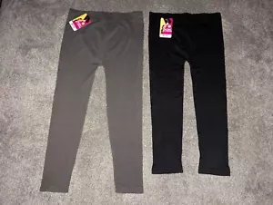 NWT Mopas Capri Knee Length Leggings Ribbed Waistband Free Size 2 Pair - Picture 1 of 10