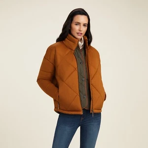 Ariat Adena Ladies Insulated Quilted Jacket - Sizes S to XL - SALE - Picture 1 of 6