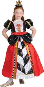 Dress Up America Queen of Hearts Costume for Girls - Red Queen Costume for Kids - Picture 1 of 4