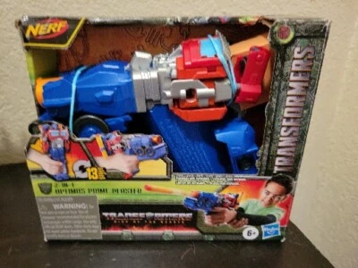 NERF TRANSFORMERS RISE OF THE BEASTS 2 - 1 OPTIMUS PRIME BLASTER Foto 1 de 4