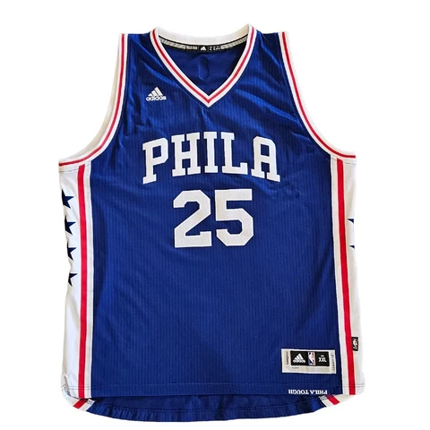 Philadelphia Sixers Ben Simmons 25 Jersey 76ers NBA Swingman Adidas XXL 2XL Cover