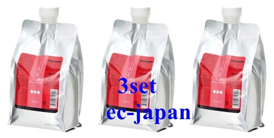 LebeL IAU Crema REPARACIÓN DE FUSIÓN Tratamiento Capilar Repuesto 1000ml Japón Juego de 3 Foto 1 de 1