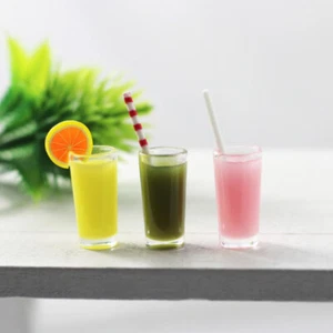 3PC 1:12 Scale Dollhouse Drinks Vegetable Juice Kitchen Miniatures Accessories - Picture 1 of 11