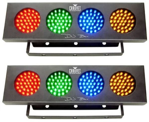 (2) Chauvet DJ BANK 140 LED Light Bank Systems, Sound Activated or Auto Programs - Picture 1 of 7