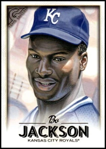 2018 Topps Gallery #68 Bo Jackson Wood - Picture 1 of 2