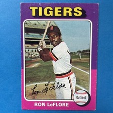 1975 Topps Ron LeFlore ROOKIE CARD Detroit Tigers #628