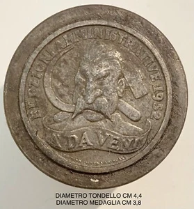 PARTITO COMUNISTA ELEZIONI AMMINISTRATIVE 1952 CONIO MEDAGLIA UNICO ESEMPLARE - Imagen 1 de 4