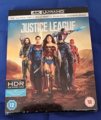 JUSTICE LEAGUE 4K AND BLU RAY AND SLIPCOVER NEW AND SEALED  - Image 1 of 3