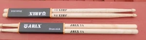 ARLX 5A Drum Sticks Wood Tip Drumstick 2 Pair Maple - Picture 1 of 1