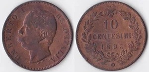 UMBERTO I 10 CENTESIMI 1893BI - Imagen 1 de 1
