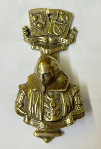 Vintage Messing William Shakespeare Türklopfer Stratford-on-Avon KOSTENLOSER Versand - Bild 1 von 7