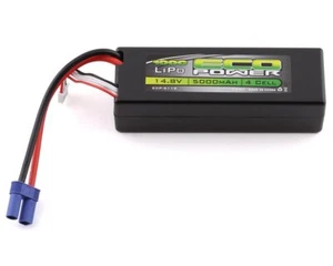 EcoPower Basher Hard Case LiPo Akku 5000mAh 14.8V 4S 100C mit EC5 Stecker ... - Bild 1 von 2