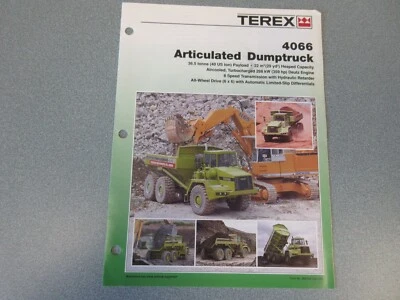 Literatura articulada de camión de volteo Terex 4066 Foto 1 de 2