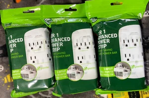3X Lot NIP Greenlite 5 Outlet Advanced Power Strip Tier 1 - Save Money &Protect! - Picture 1 of 3
