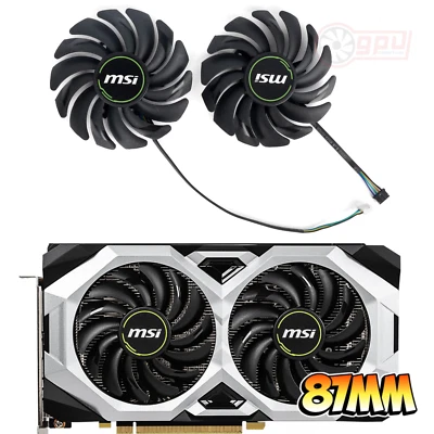 MSI RTX 2060 2070 2080 Super VENTUS XS OC Graphics Card Replacement Fan Set - Image 1 of 4