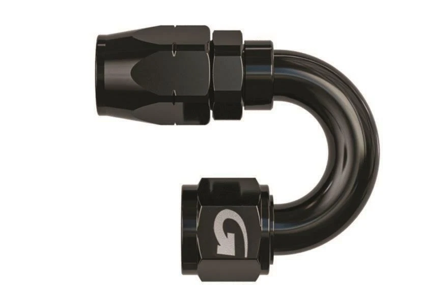 200 Series Goodridge Cutter Fitting AN -12 AN12 12AN - 180 Degree Black - Image 1 of 1