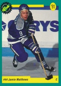 1991 Classic French #37 JAMIE MATTHEWS - Sudbury Wolves