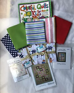Curated Fabric Bundle Deal-5* 1/2 Yards & 2 Charm Pack with 3 patters & a Bonus* - Picture 1 of 5