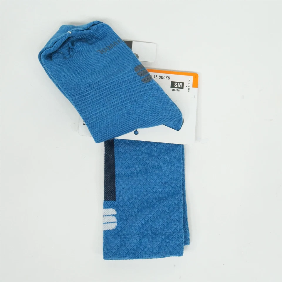 Sportful Wool 16 Socks Women's S/M 34-38 Blue Bike Cycling  - Image 1 of 1