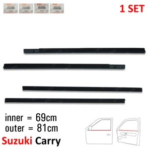 Front Inner+Outer Weatherstrip Door Belt For Suzuki Carry APV Truck 2010 - 2017 - Picture 1 of 11