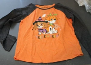 Paw Patrol Halloween Long Sleeve Shirt  3T 4T 5T Trick or Treat - Picture 1 of 3